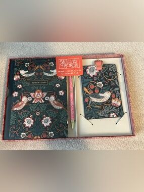 William Morris "Strawberry Thief" Travel Gift Set. Never Used!